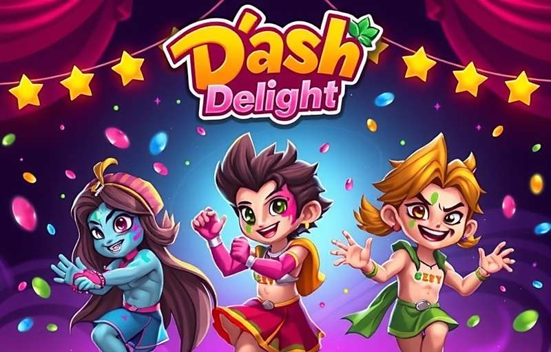 Diwali Dash Delight Holi Event Diwali Dash Delight Holi event showing colorful gameplay with characters covered in Holi colors